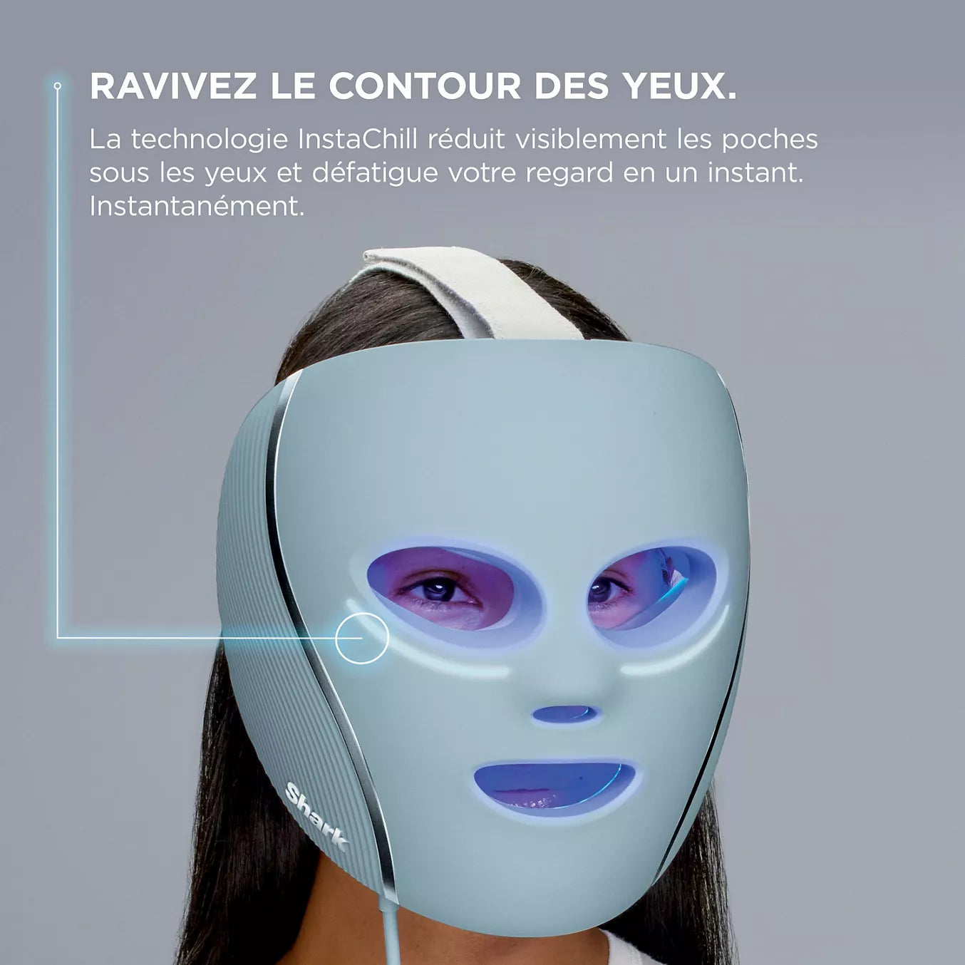 Masque LED SHARK CryoGlow