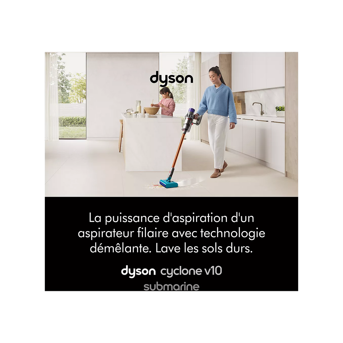 Aspirateur balai DYSON V10 Cyclone Submarine