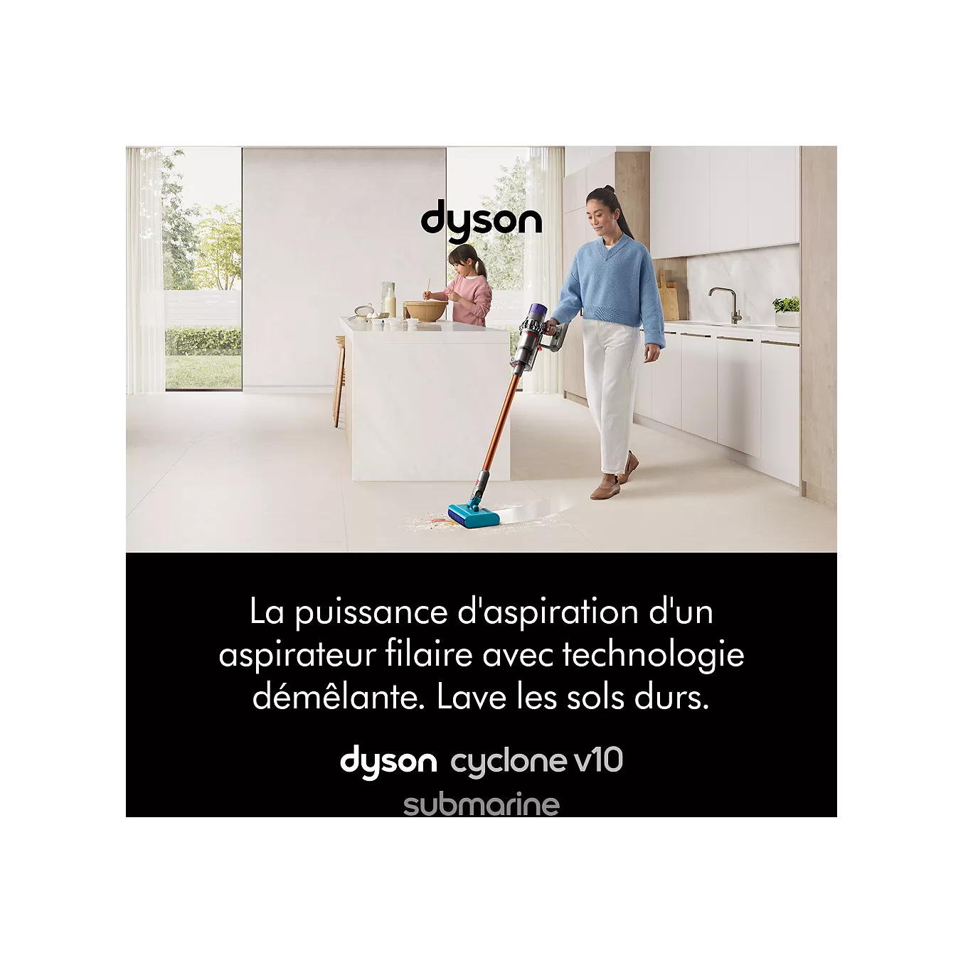 Aspirateur balai DYSON V10 Cyclone Submarine