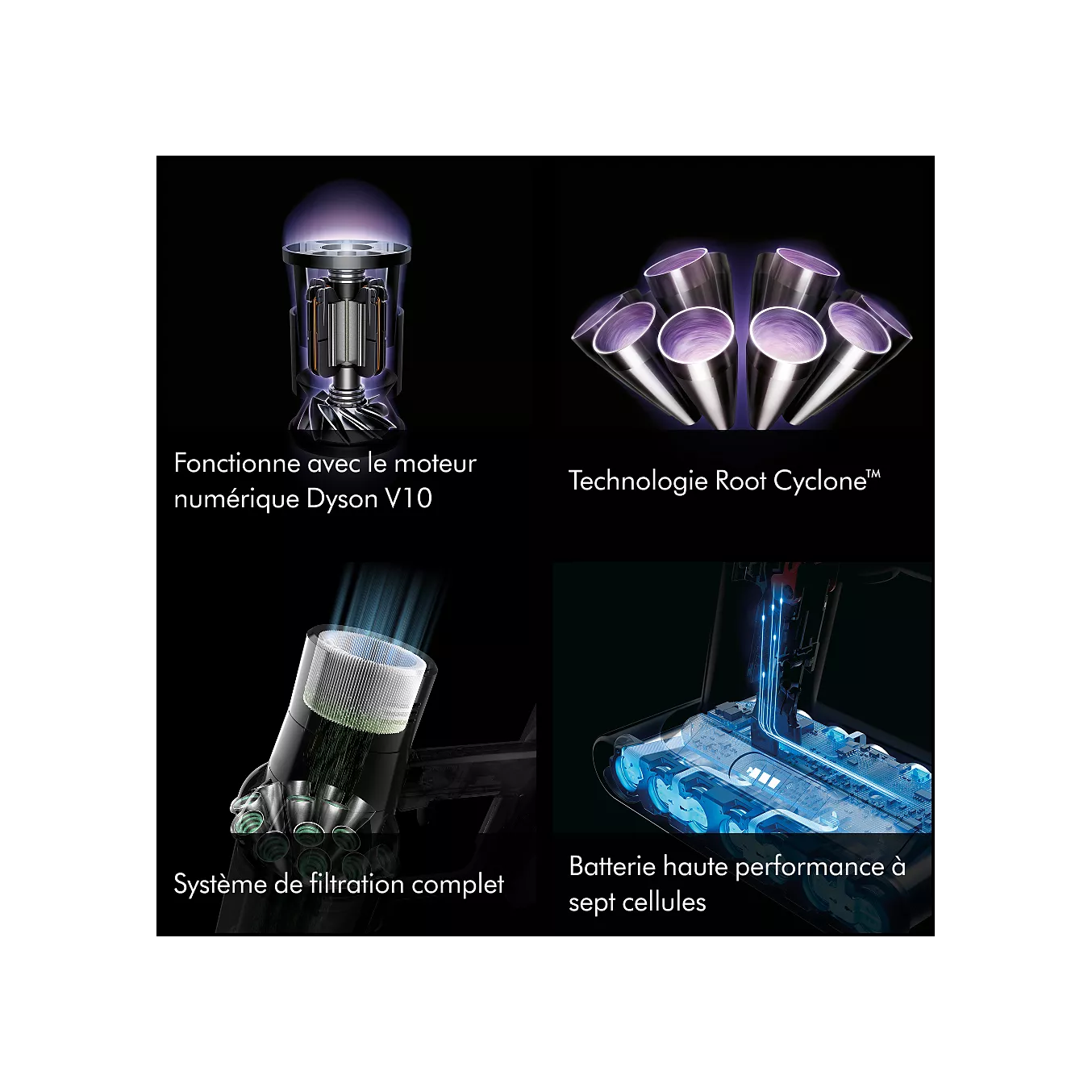 Aspirateur balai DYSON V10 Cyclone Submarine