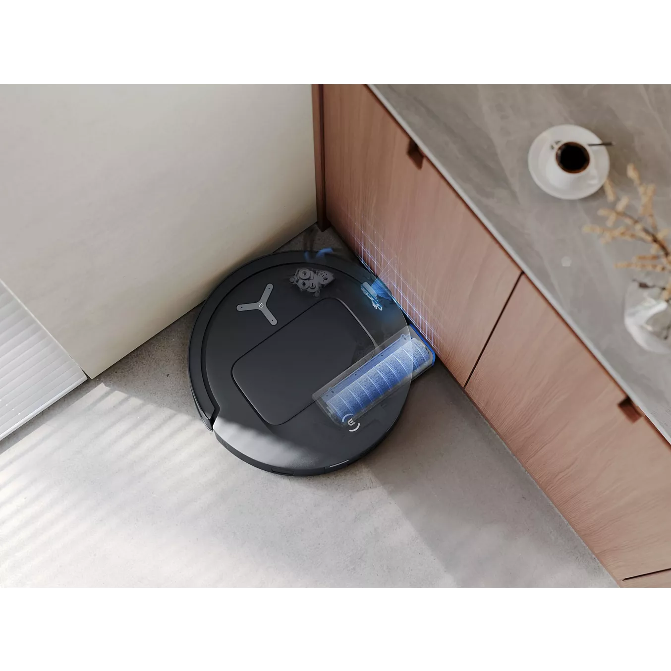 Robot Aspirateur Laveur ECOVACS Deebot T80 Omni Black