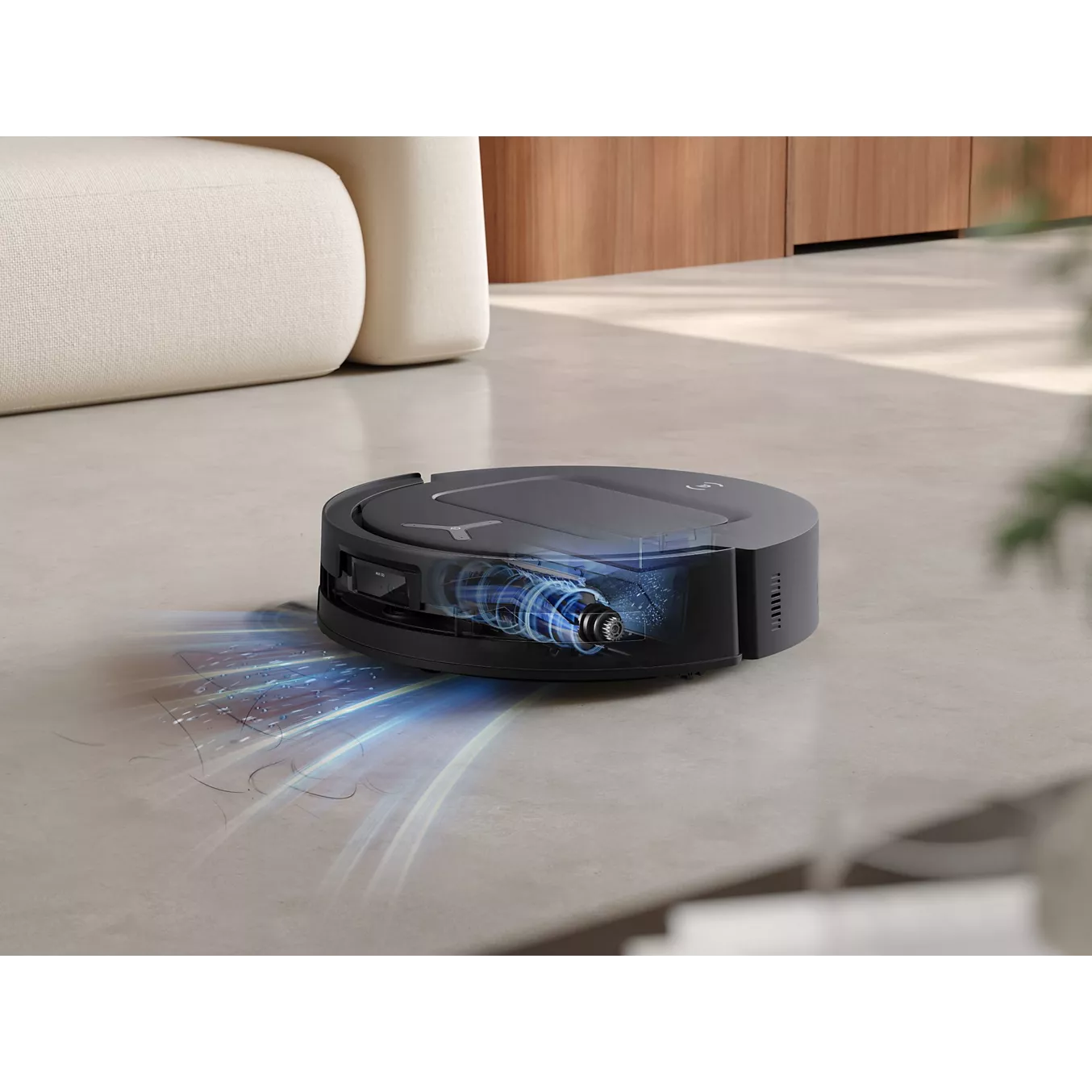 Robot Aspirateur Laveur ECOVACS Deebot T80 Omni Black